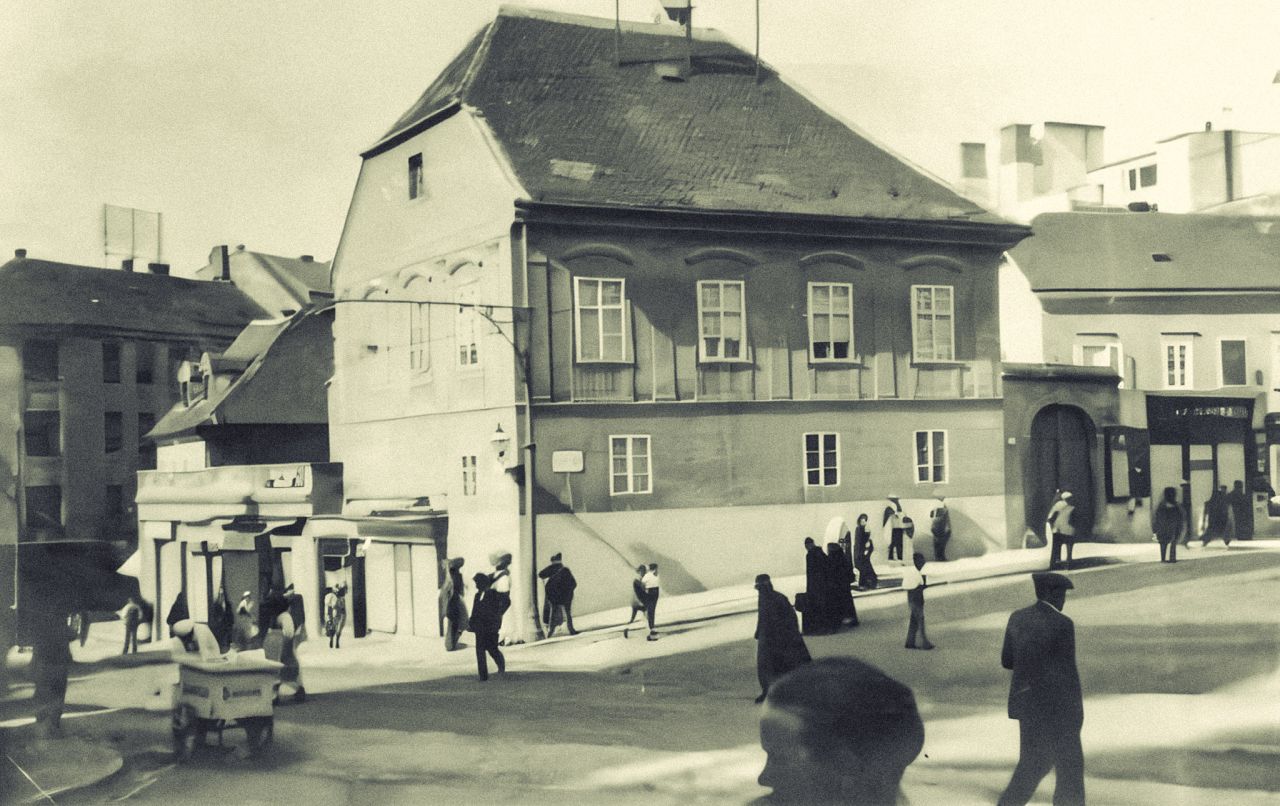 Bakačeva ulica - Pod zidom 1930. godine